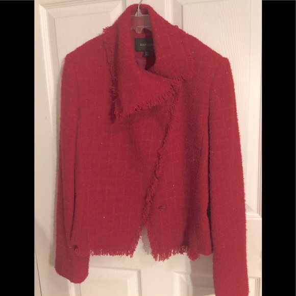 Express red tweed jacket - Picture 1 of 9